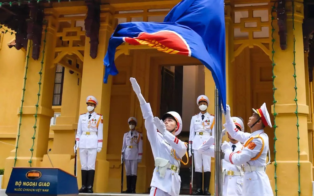 The Government issued a new decree on the functions, tasks and organizational structure of the Ministry of Foreign Affairs. Illustrative photo: Ba Dinh District Information Portal (Hanoi)