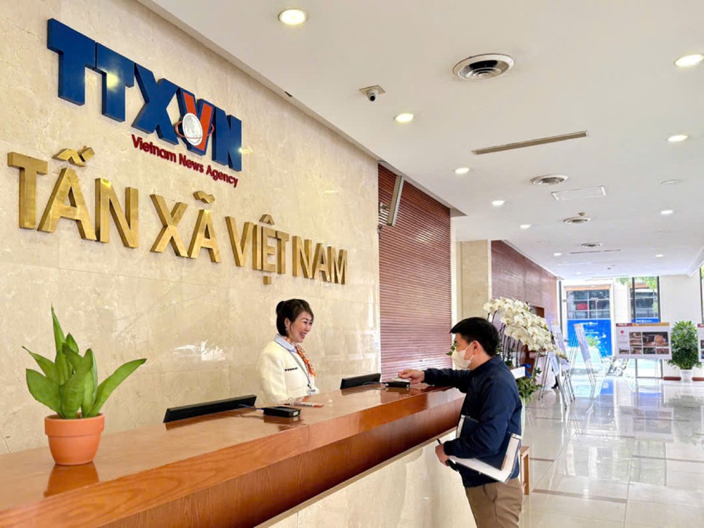 Trụ sở Thông tấn xã Việt Nam tại số 5 Lý Thường Kiệt, Hà Nội. Ảnh: TTXVN