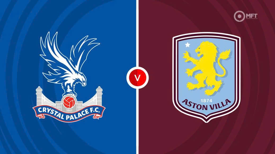 Crystal Palace against Aston Villa in the Premier League. Photo: MFT