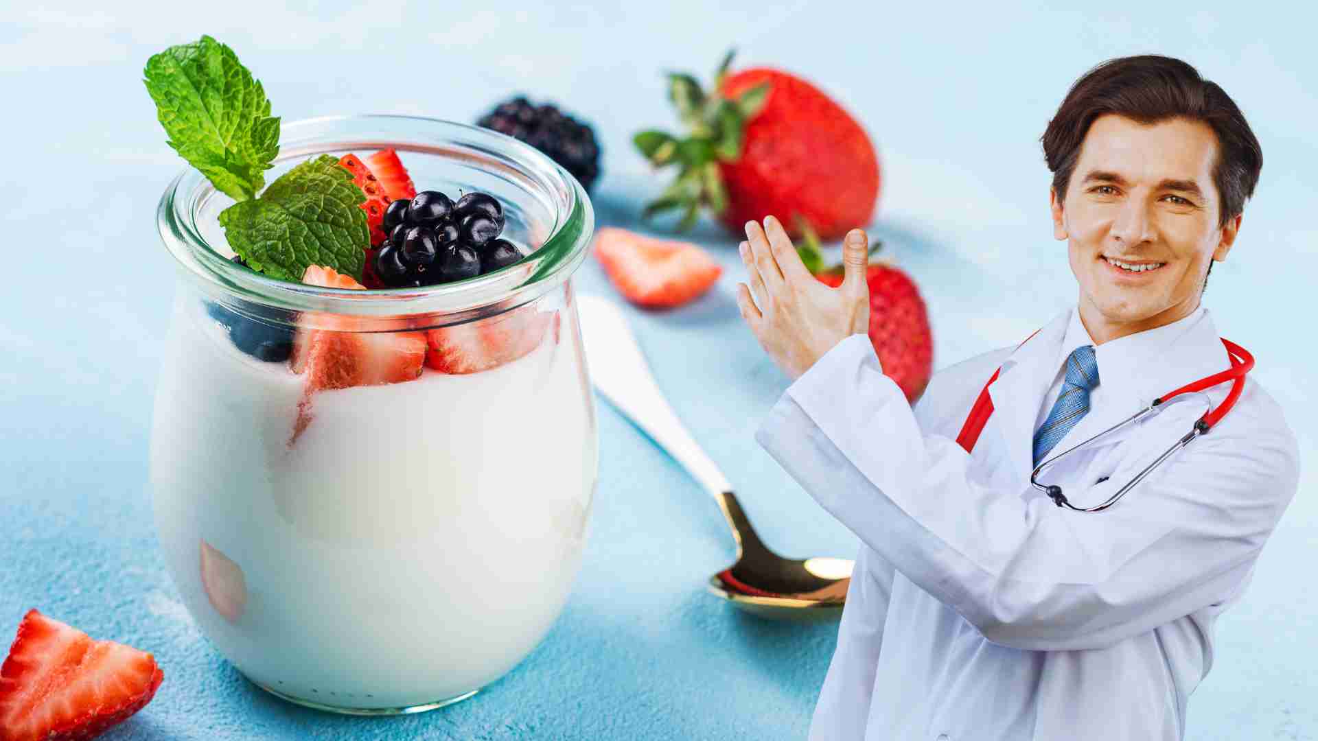 Eating yogurt helps prevent blood sugar spikes. Graphics: Thach Lam