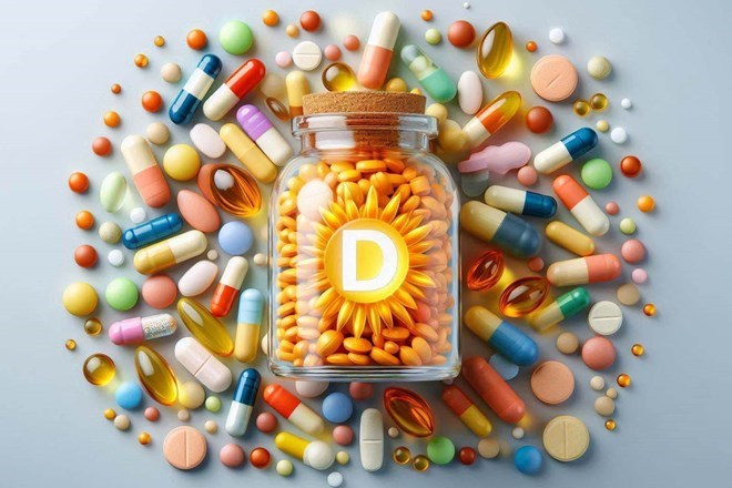 Many cases have difficulty absorbing vitamin D even though they have adopted a diet and taken additional supplements. Photo - AI: Ngoc Thuy