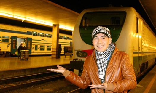 Ca sĩ Đoan Trường trong chuyến du lịch châu Âu. Ảnh: Nhân vật cung cấp.