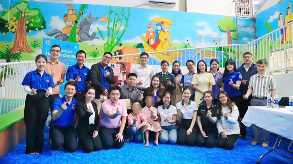 "Space for children 2" at the Pediatric Center, Hue Central Hospital. Photo: Nhat Tan.