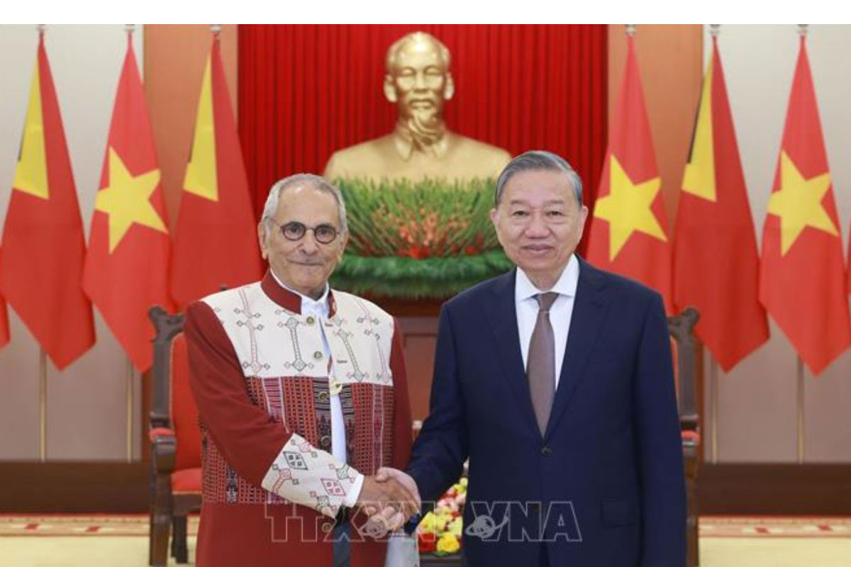 General Secretary To Lam received Timor-Leste President Jose Ramos-Horta. Photo: VNA