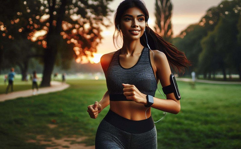 Morning walks and evening runs both have great health benefits. Photo - AI: Cat Tien