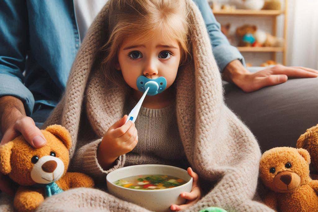 When it is cold, children easily feel tired and sluggish. Photo - AI: Cat Tien
