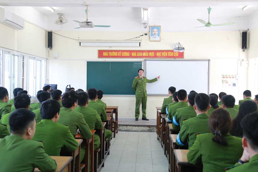 The Ministry of Public Security proposes regulations on the appointment and dismissal of teaching positions at high schools in the People's Public Security. Illustrative photo: Chinhphu.vn