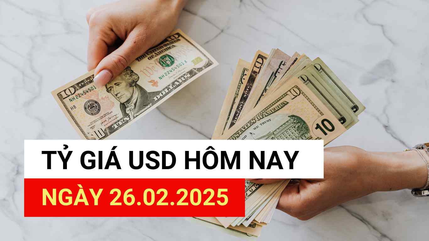 USD exchange rate today, February 26, 2025