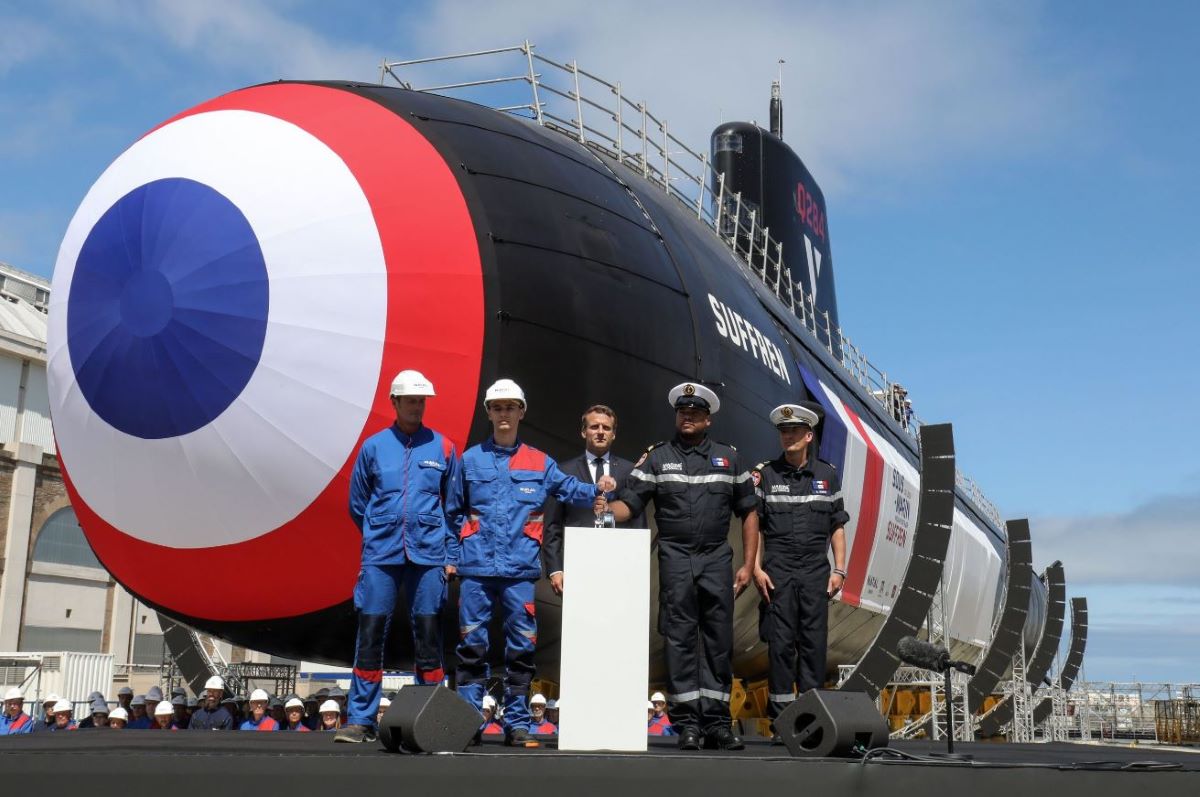 France's nuclear arsenal includes the Suffren nuclear Submarine - launched on July 12, 2019. Photo: AFP