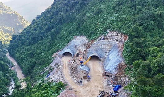 Dự án cao tốc Đồng Đăng - Trà Lĩnh đang gặp phải một số khó khăn nhất định. Ảnh: Tân Văn.