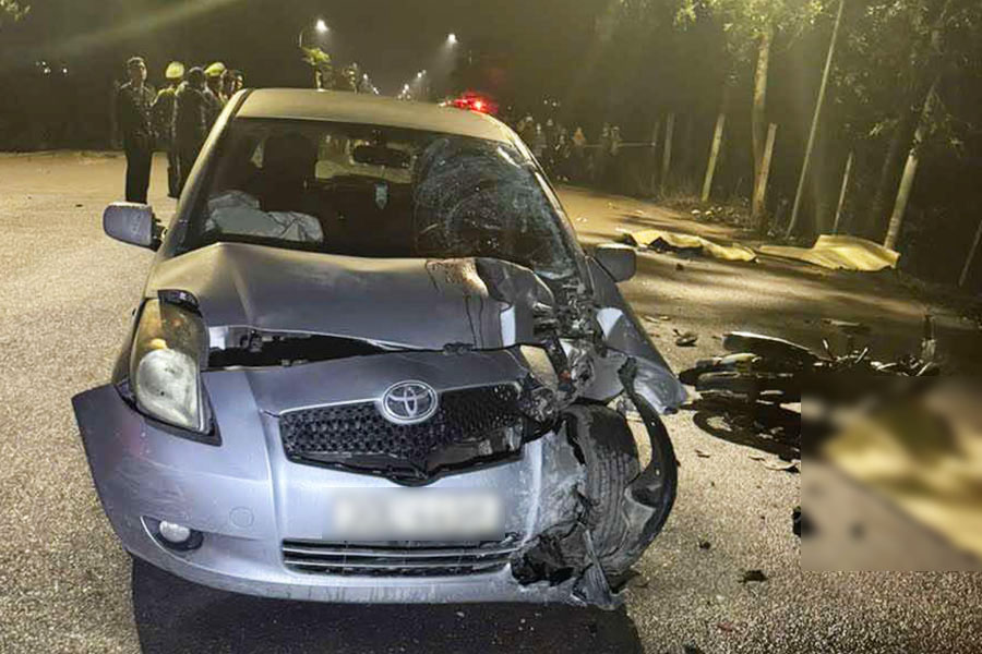 Scene of the accident. Photo: Provided by the police