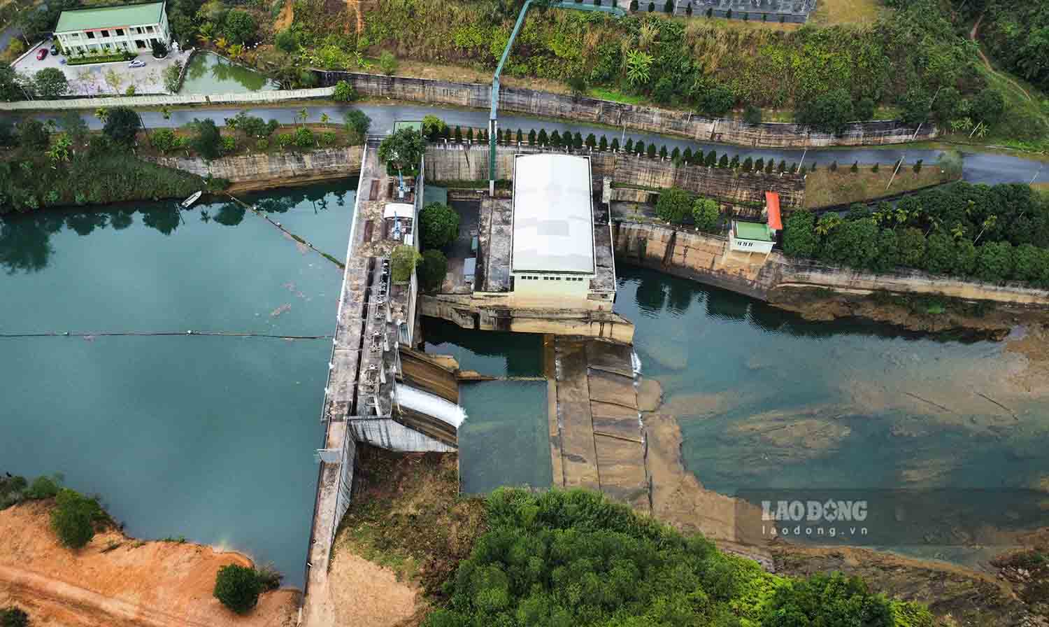 The Mien River section through Ha Giang, over 60km long, is currently carrying 6 hydropower plants. Photo: Lam Thanh.