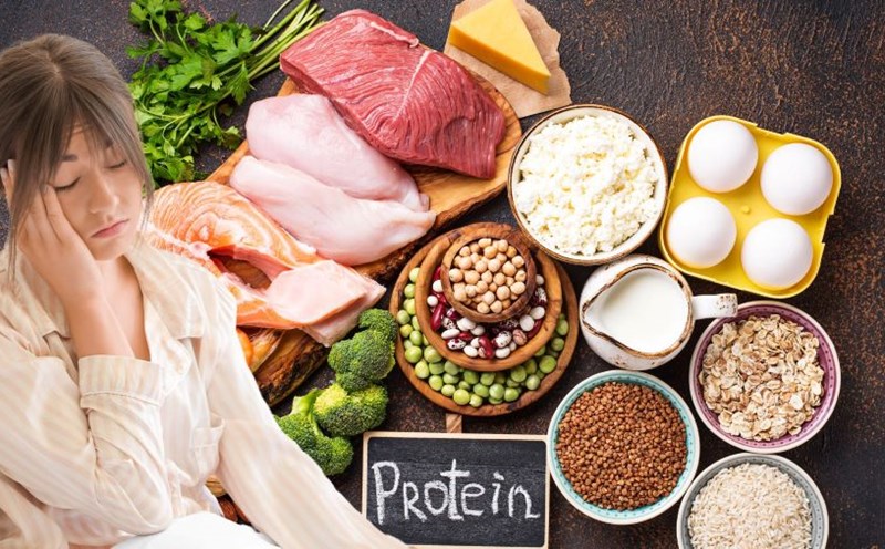 Not eating enough protein is a common mistake that causes hormonal disorders in premenopausal women. Graphics: Thanh Thanh