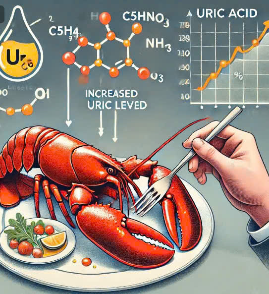 How to eat lobsters to avoid increasing uric acid. Graphics: Huong Giang