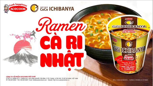 Launch of curry House Coco Ichibanya Millet - Ramen Ca Ri Nhat product. Photo: Acecook