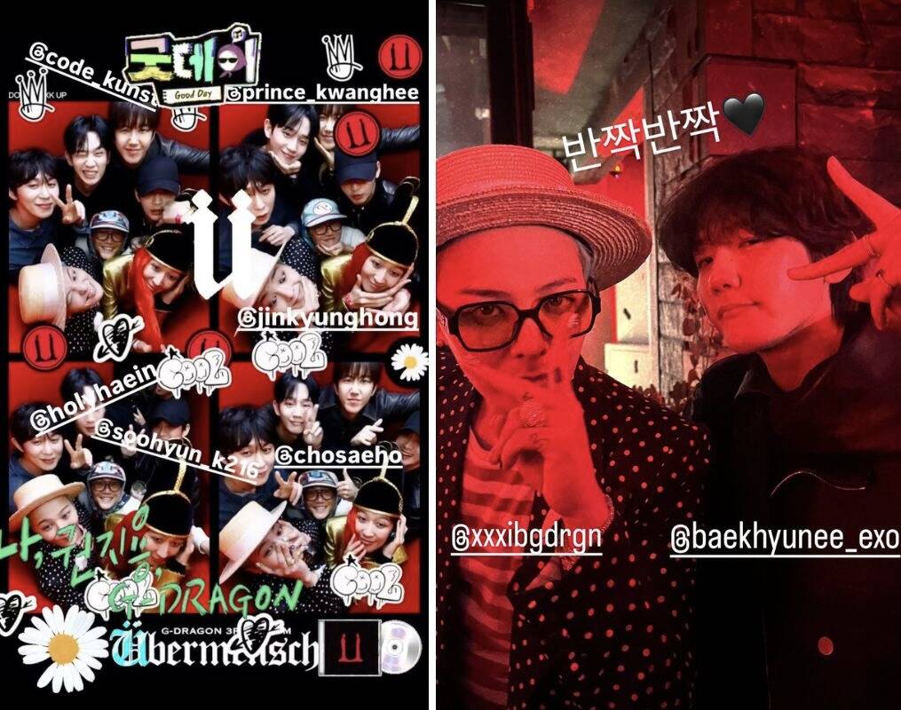 Mot so nguoi noi tieng du bua tiec ra mat album cua G-Dragon. Anh: Instagram