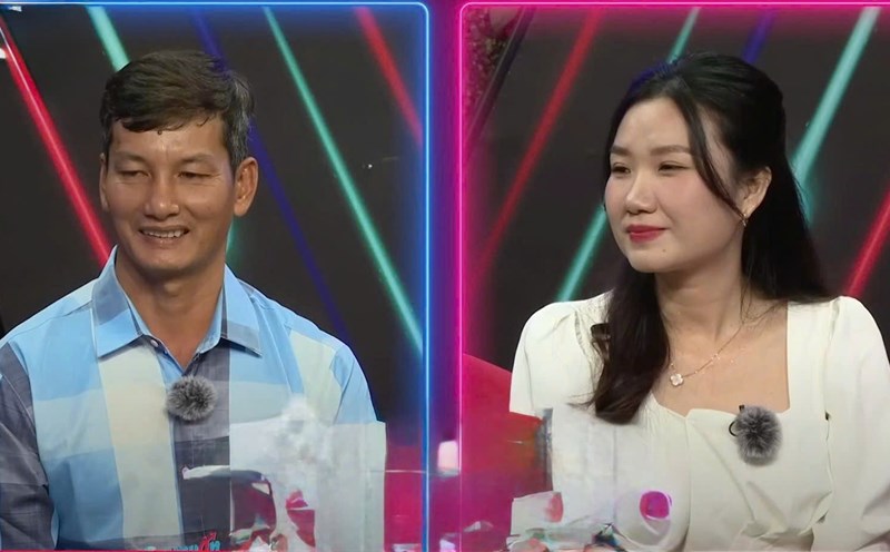 The couple at "You want to date". Photo: Producer.