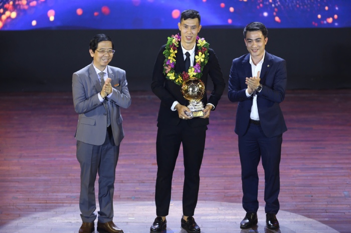 Nguyen Thinh Phat gianh Qua bong vang futsal 2024. Anh: Thanh Vu