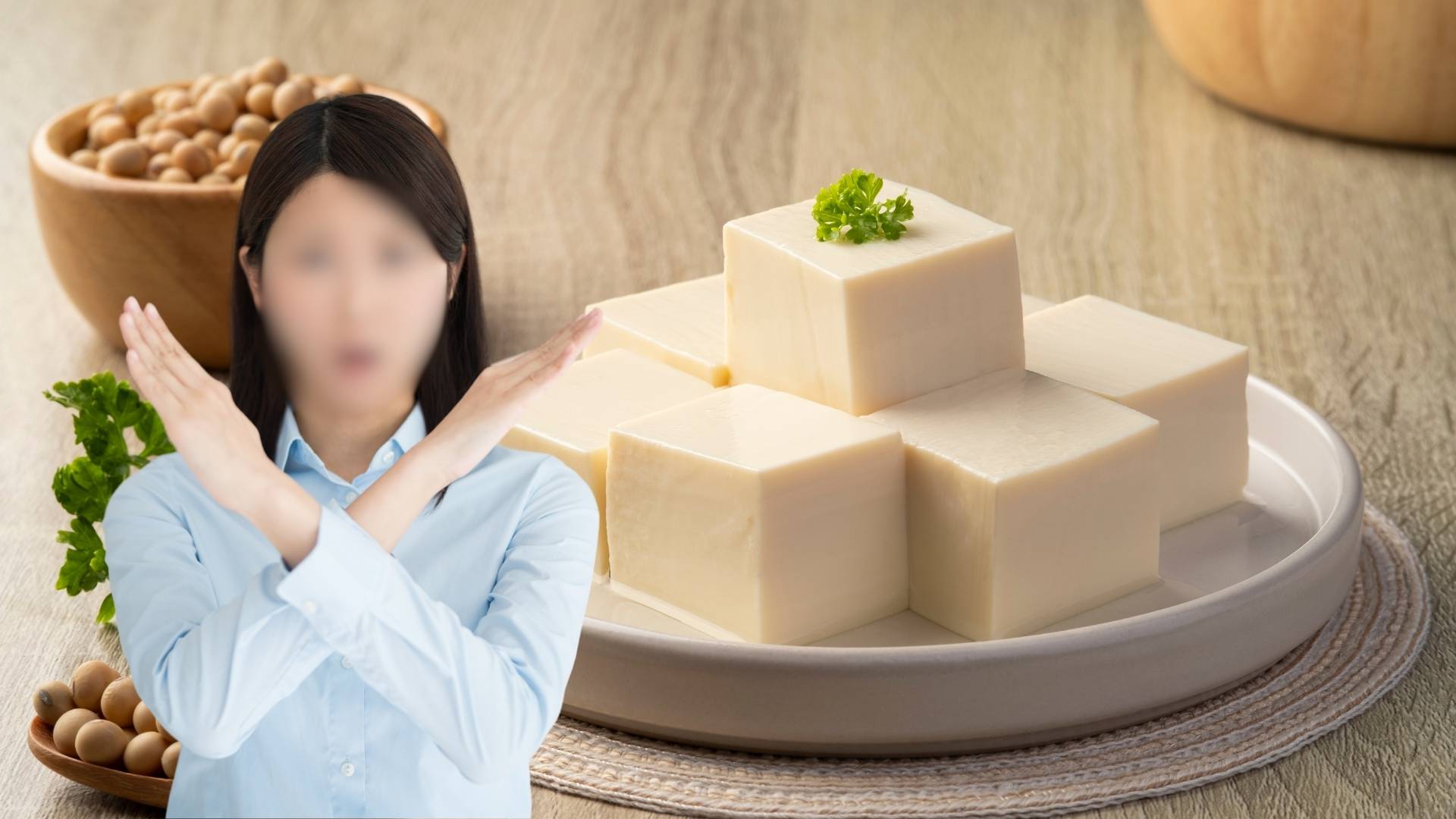 People recommended not to eat tofu