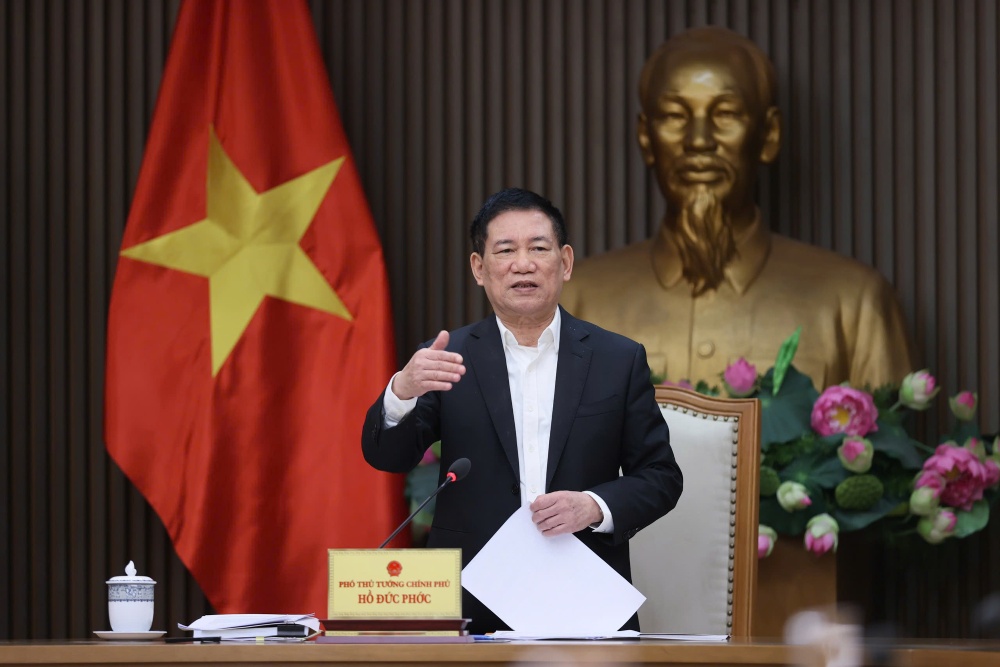 Member of the Party Central Committee, Deputy Prime Minister Ho Duc Phoc directed the inspection, examination, and prevention of gold smuggling. Photo: VGP