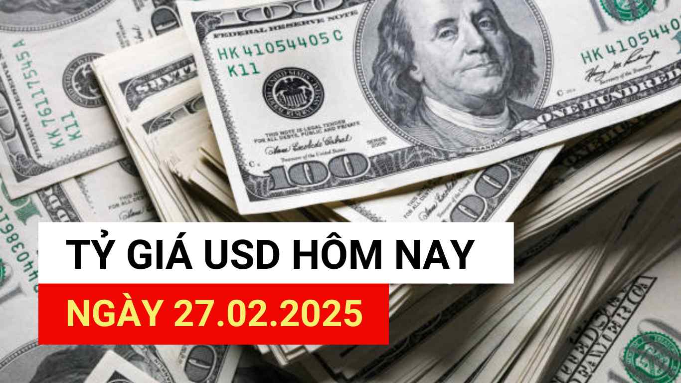 USD exchange rate today, February 27, 2025.