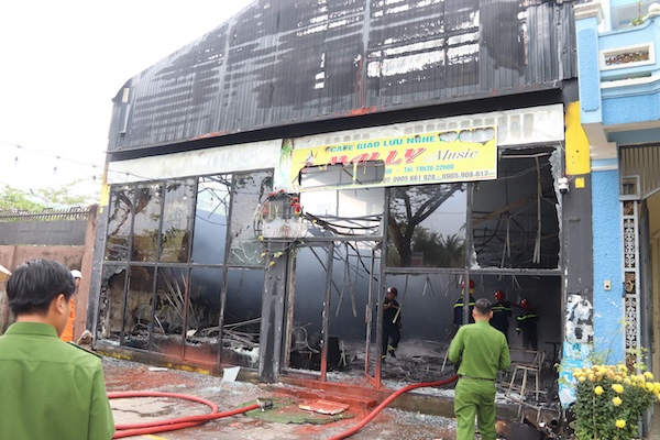 There were no casualties in the fire. Photo: Nguyen Linh