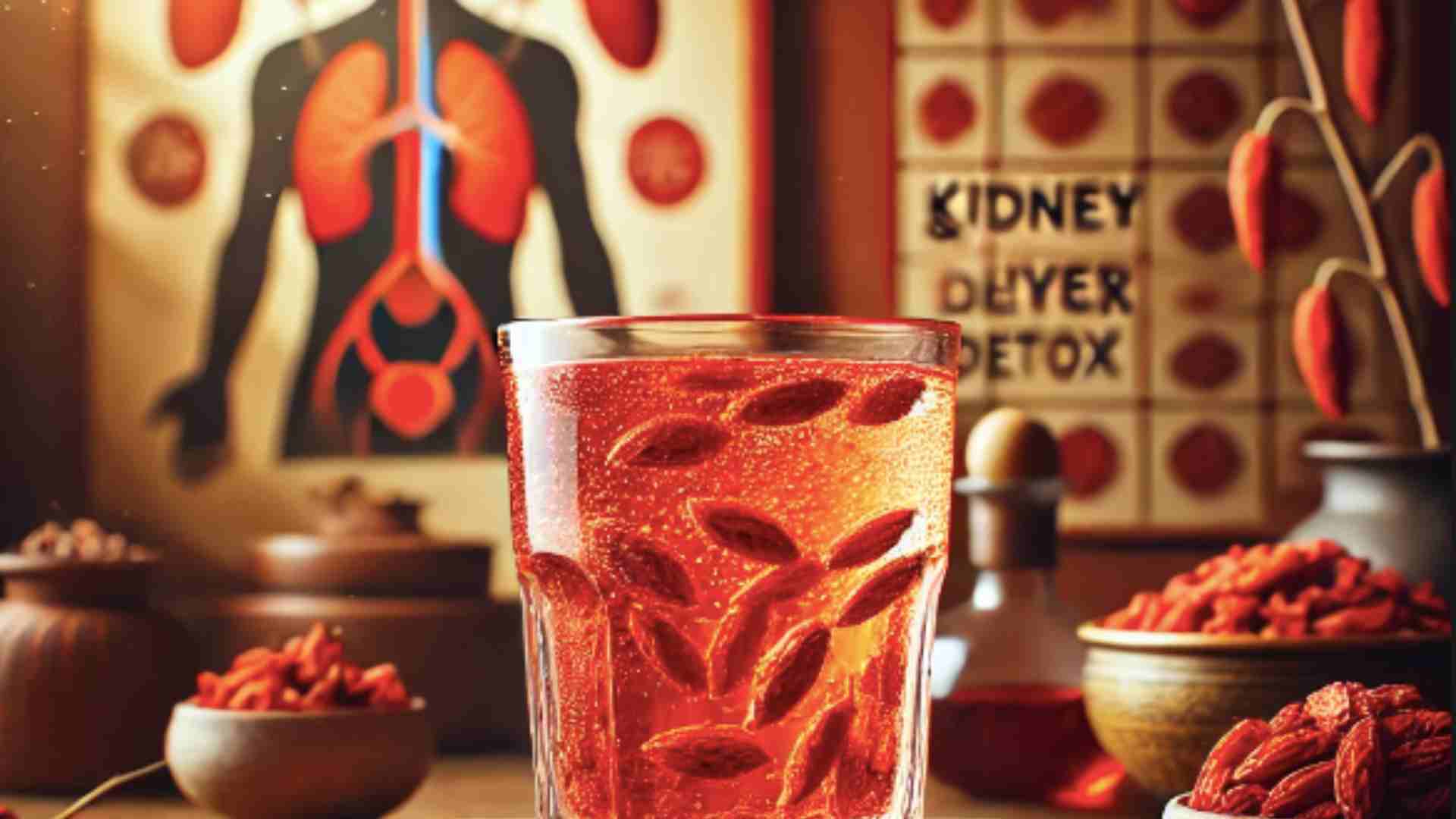 Reasons why goji berries nourish the kidneys and purify the liver in men. Photo AI