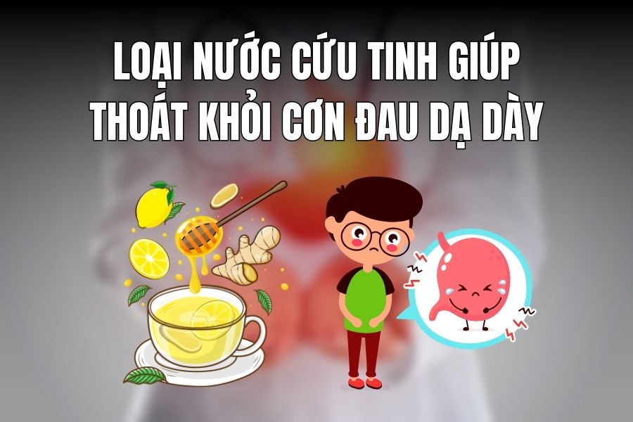 Savior's water helps relieve stomach pain