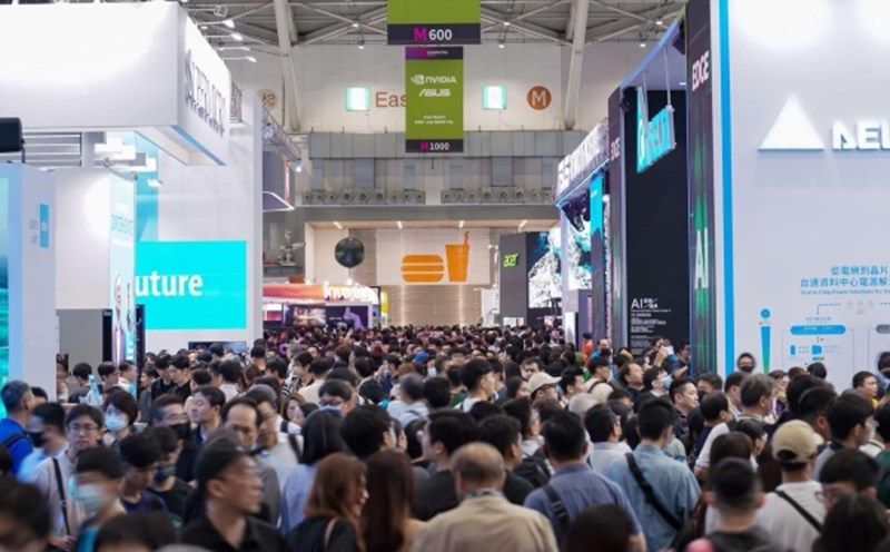 COMPUTEX 2025 with the theme "AI Next" attracts a large number of visitors. Photo: Interviewee