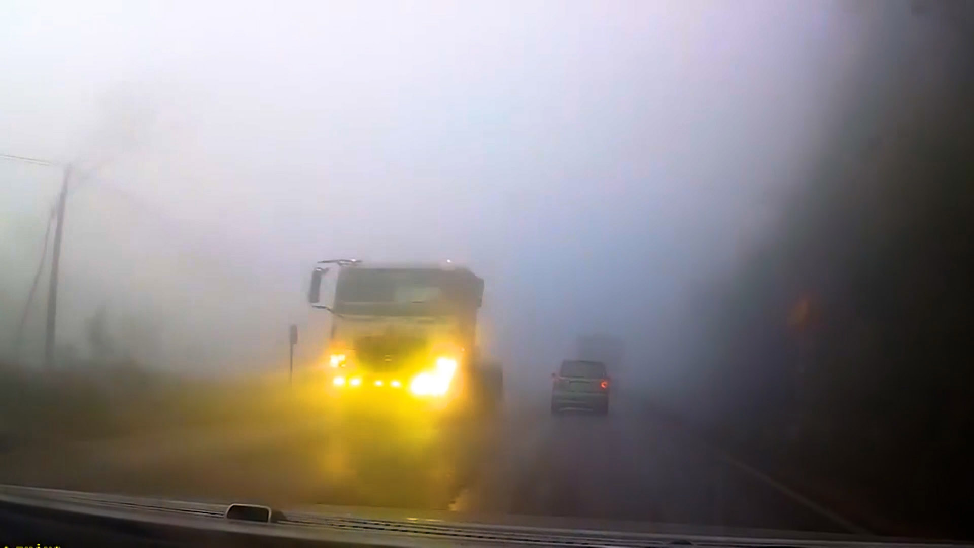 Risk of traffic accidents increases in foggy weather