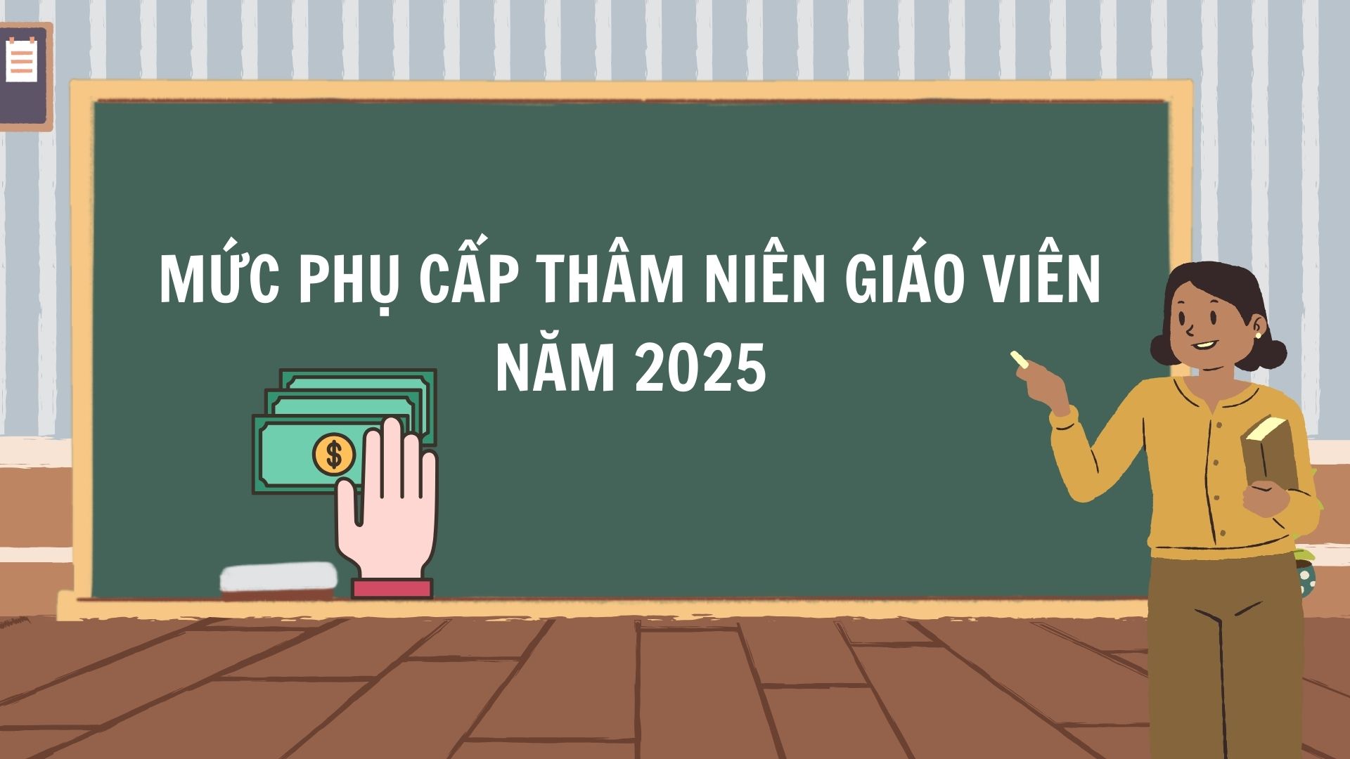 Teacher salaries and allowances according to new regulations. Design: Minh Phuong