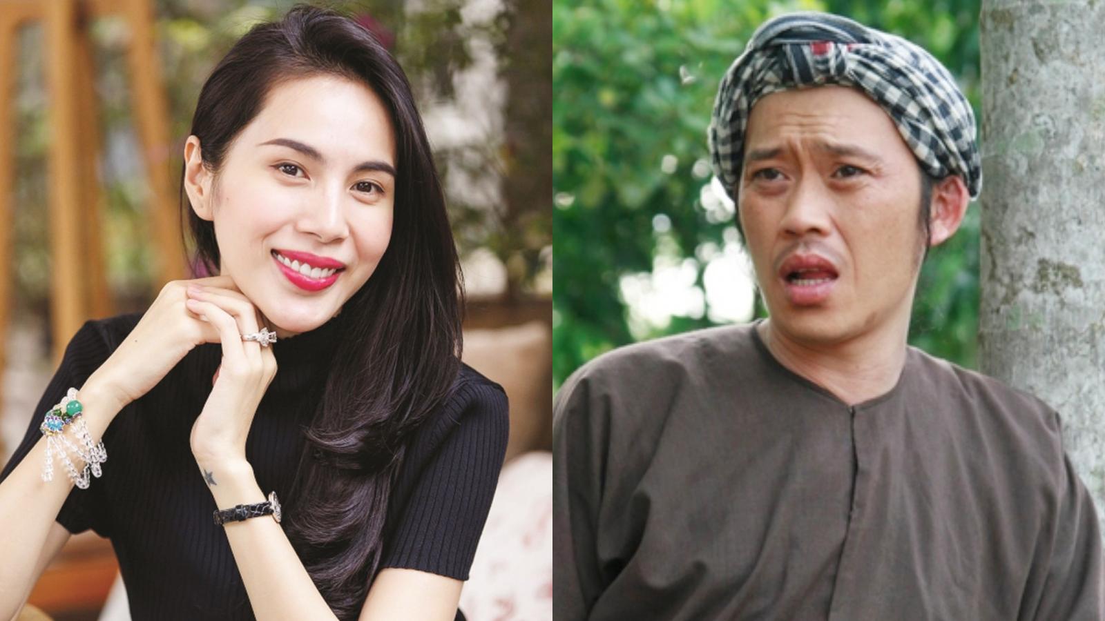 Singer Thuy Tien and actress Hoai Linh. Photo: FBNV