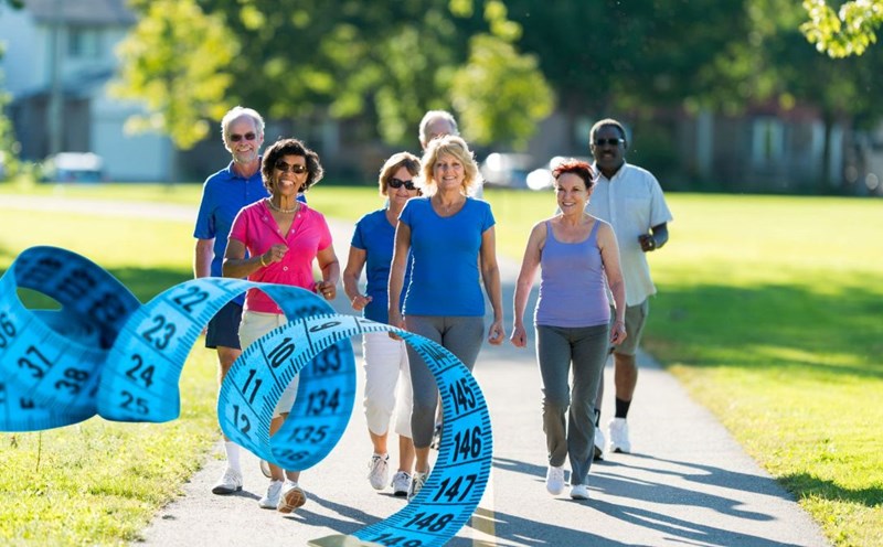 Walking helps reduce belly fat.