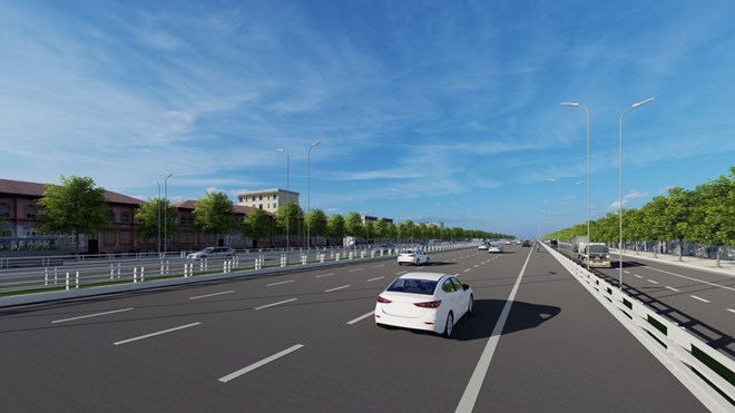 The Ho Chi Minh City Ring Road 4 project is being accelerated, expected to become a strategic traffic route. Photo: Ho Chi Minh City Traffic Department