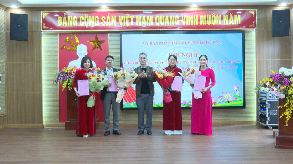 Binh Giang District (Hai Duong Province) sued the entire leadership apparatus. Photo: Binh Giang District Portal