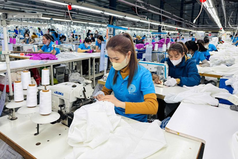 In early 2025, PI Vina Danang Co., Ltd. recruited 100 sewing workers. Photo: Cam Tho