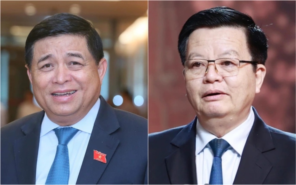 Deputy Prime Minister Nguyen Chi Dung (left) and Deputy Prime Minister Mai Van Chinh. Photo: VGP