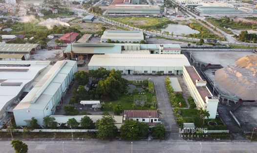 Toàn cảnh KCN Cái Lân, TP Hạ Long, tỉnh Quảng Ninh. Ảnh: Đoàn Hưng