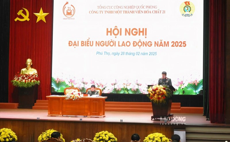 2025 Conference of Labor Delegates at Factory Z121 (Phu Ho Commune, Phu Tho Town). Photo: To Cong.