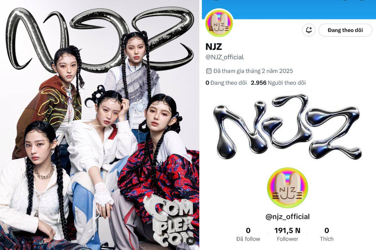 NJZ ha solicitado el nombre del nombre del grupo y ha abierto una cuenta oficial en muchas plataformas. Foto: Naver