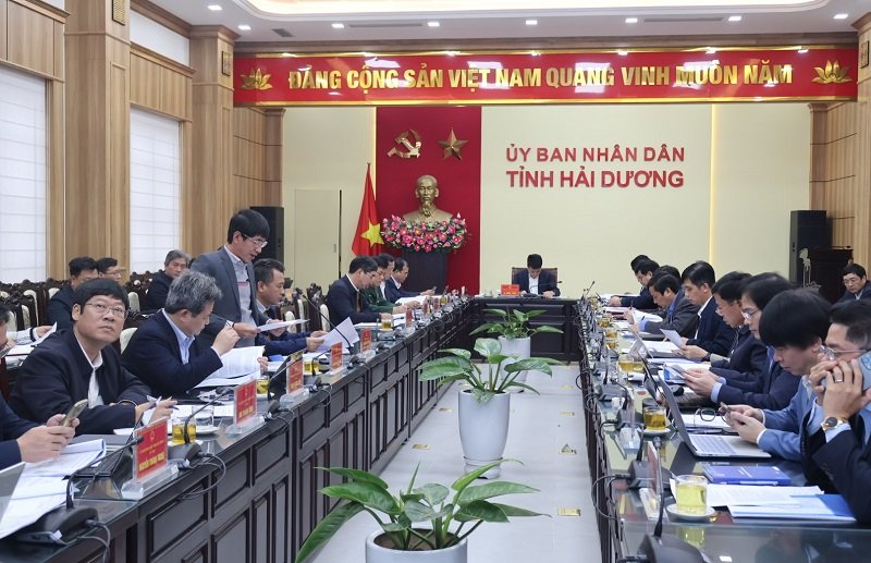 The People's Committee of Hai Duong province has just met to consider and propose planning for a number of new residential areas. Photo: Hai Duong Provincial Portal
