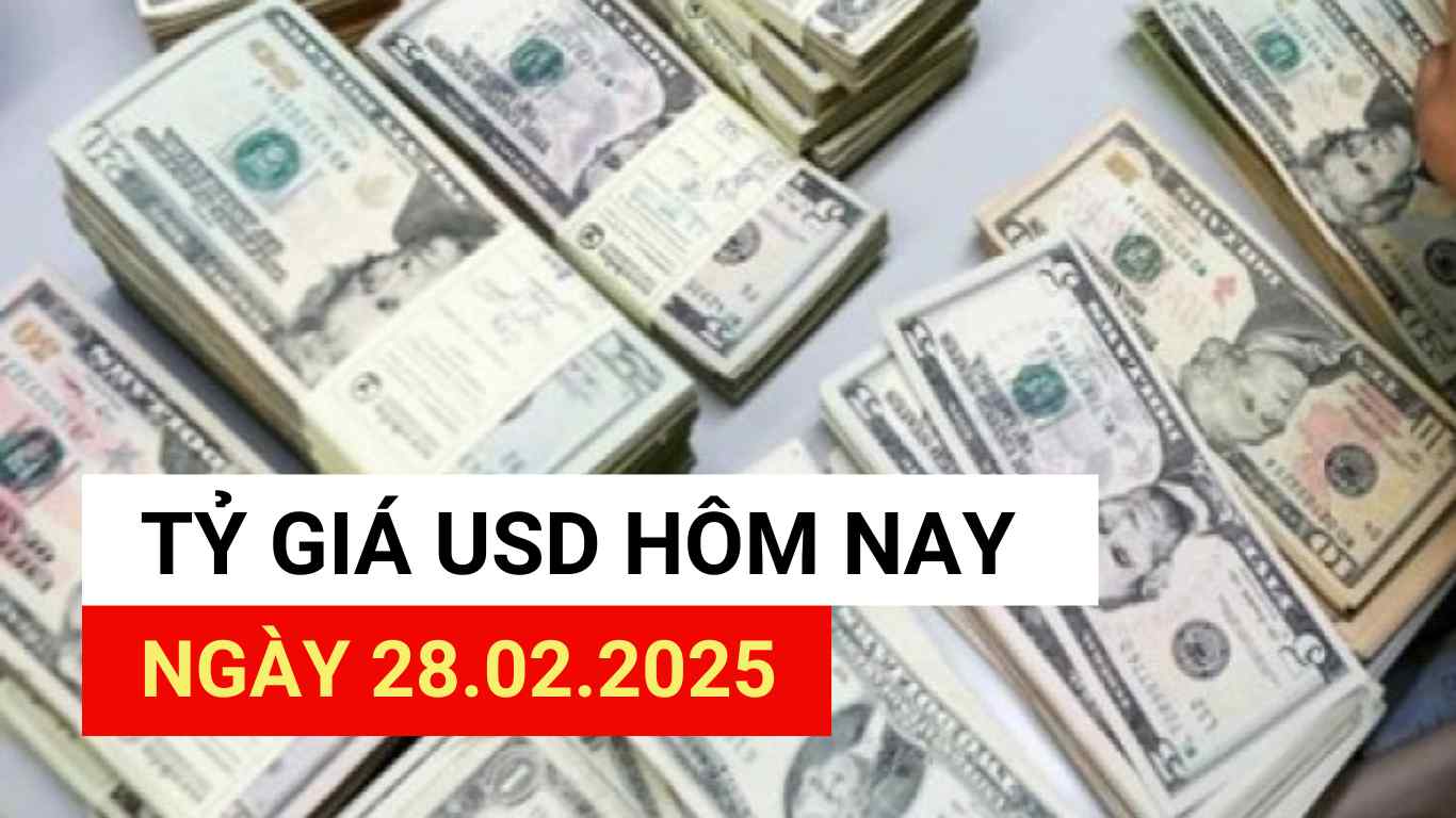 USD exchange rate today, February 28, 2025.