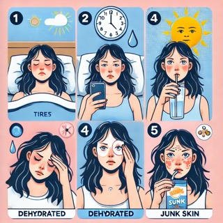 Frequent stress and anxiety cause women to age quickly. Photo AI. HUENG SON