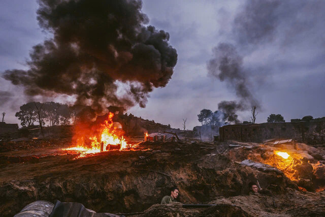 The People's Army Cinema will dismantle the "Red Rain" studio before April 30, 2025. Photo: Provided by the People's Army