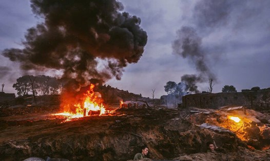 Điện ảnh Quân đội Nhân dân sẽ tháo dỡ phim trường "Mưa đỏ" trước 30.4.2025. Ảnh: Điện ảnh Quân đội Nhân dân cung cấp