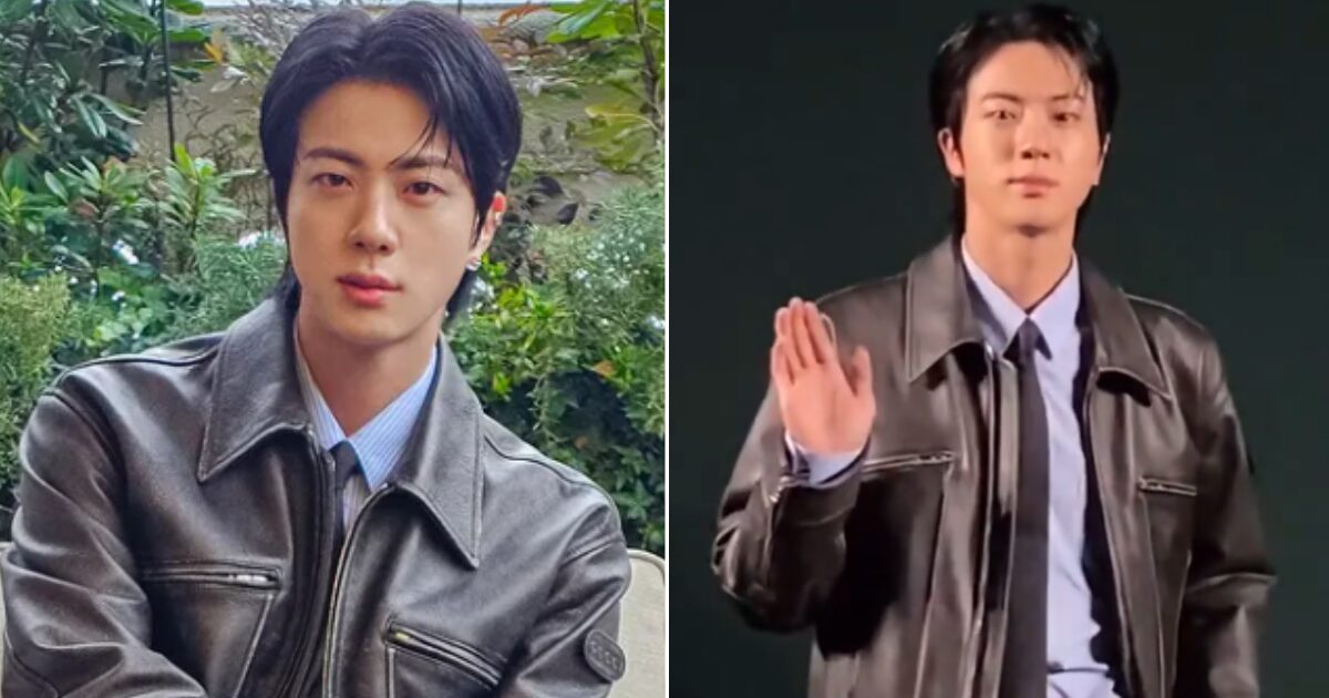 BTS' Jin tops global searches when appearing at Milan Fashion Week. Photo: Koreaboo.