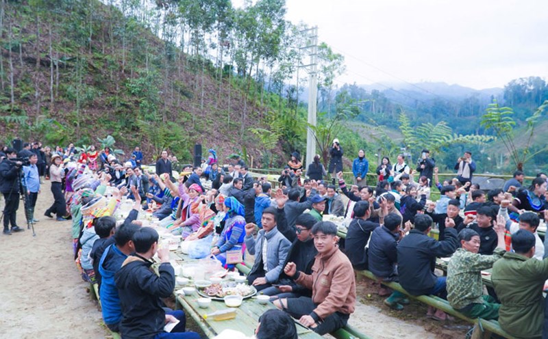 The forest Tet plays a particularly important role in the spiritual and cultural life of the H'Mong community. Photo: Van Duc