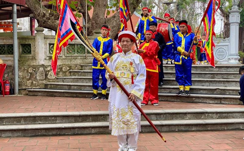 Rituals on the opening day of the Dau Island Traditional Festival 2025 in Hai Phong. Photo: Do Son District Portal