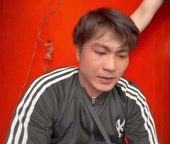 Nghi phạm Phạm Thành Chung trong vụ cướp tiệm vàng. Ảnh: Lam Hồng