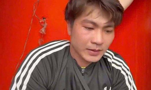 Nghi phạm Phạm Thành Chung trong vụ cướp tiệm vàng. Ảnh: Lam Hồng